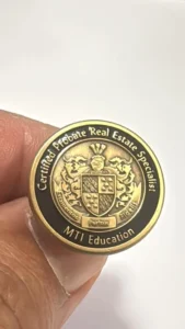 My CPRES pin, issued by MTI Education